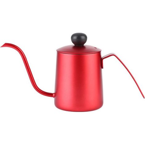 Cafetière À Main - Acier Inoxydable - 250 Ml - Bec De Cygne - Pour Infusion De Café Ou Thé - Usage Domestique - 1 Pièce (1/5)