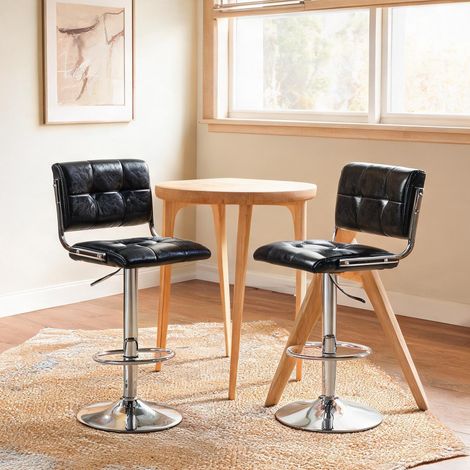 Tabouret de bar réglable de 62 à 83 cm 50 x 43 x 111 cm (1/5)
