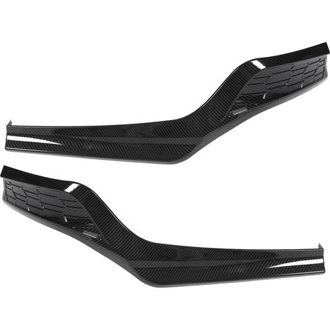 pièces de lèvre de pare-chocs arrière gauche et droite, habillage d'angle de remplacement pour Honda Civic 11e génération (2022 et suivantes), style fibre de carbone (1/5)