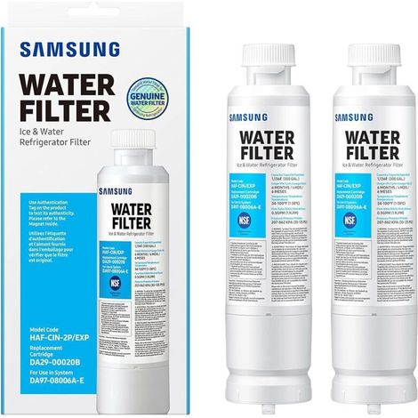 DA29-00020B - Wasserfilter für Samsung Kühlschrankmodelle DA29-00020A/B, HAF-CIN/EXP, RF28HFEDBSR, RF263BEAESR, RF263TEAESG, RF28HDEDBSR, HAF-CIN, (1/5)
