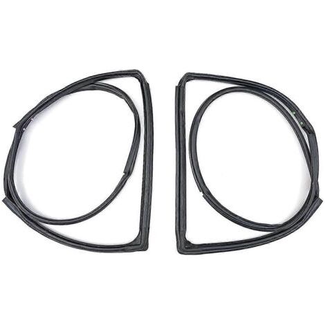 Türdichtungssatz vorne (1 Paar) für Jeep Wrangler JK 2007-2018 - Schwarz (1/5)
