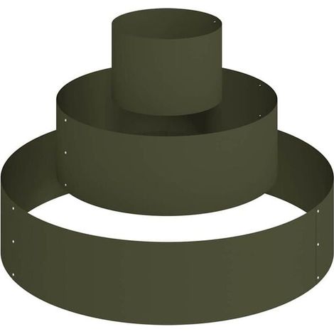 Pot de fleurs de jardin vert olive, 90 x 90 x 20 cm (1/5)