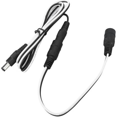 Ortviai Câble d'extension DC-DC 5,5 mm vers 2,1 mm pour panneaux solaires et ventilateurs – ABS robuste, plug-and-play (1/5)