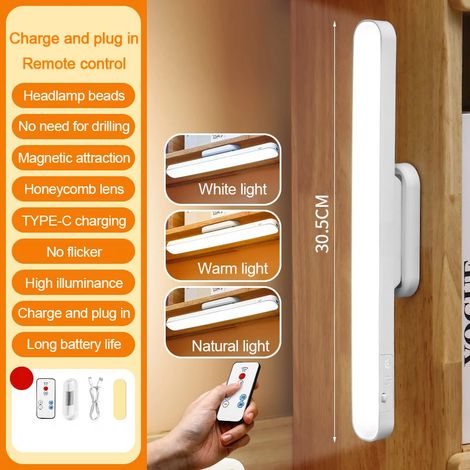 Lampe de table magnétique suspendue à énergie solaire (recharge à distance) avec LED, chargement USB et variation d'intensité progressive (1/5)