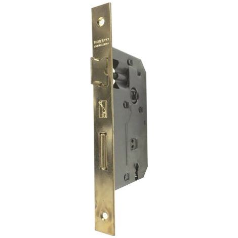 SERRATURA 'PATENT' B.Q. ottonato verniciato E 50