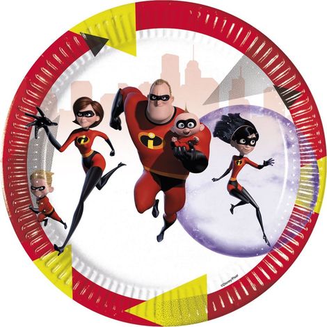 Assiette 23 cm rouge