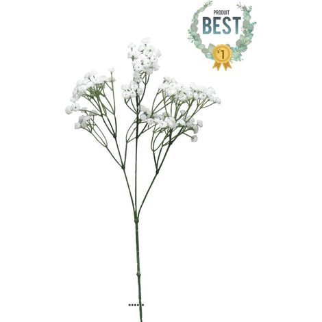 Gypsophile artificiel en branche 117 fleurs H 68 cm - BEST