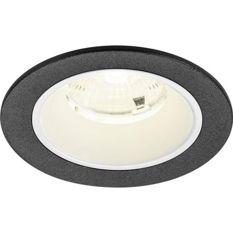 Spot encastré NUMINOS® S intérieur 4000 K 55° IP20 rond noir / blanc - SLV - 1009476