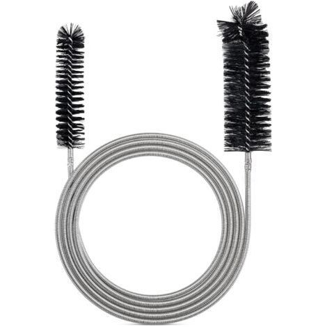 Brosse de nettoyage flexible pour tube d'alimentation - Outil de nettoyage de tuyau - Noir(2M) (1/4)
