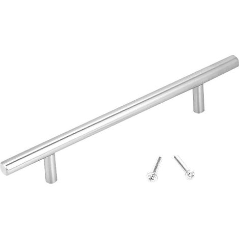 Edelstahl-T-Griffstangen für Schränke, Küchentüren und Möbel (250 mm)