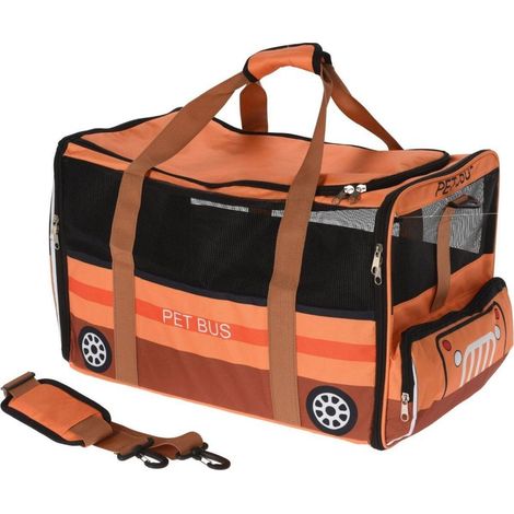 Koopman Modelo transportín autobús escolar naranja y negro