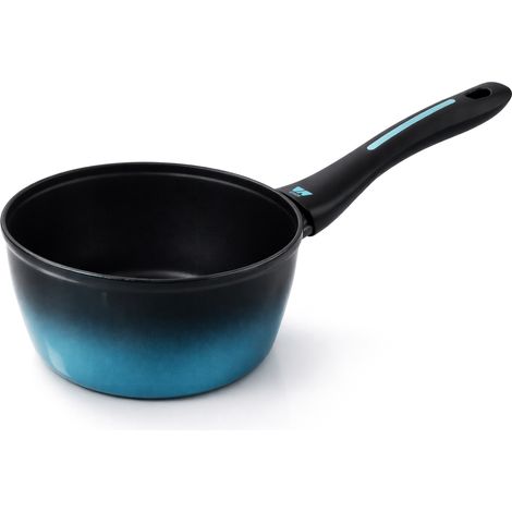 Briebe Mare Cazo Inducción Acero Forjado 16cm Antiadherente sin PFOA, Todas Cocinas Fabricada en España  Azul