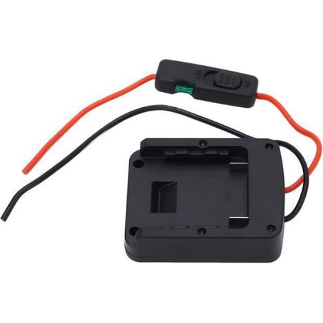 Fangming-Adaptateur de batterie Kit de Conversion de Batterie Connecteur D'alimentation de la Station D'accueil materiel cable (1/4)