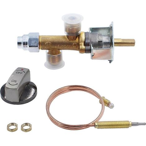 Niederdruck-Propangas-Sicherheitsventil-Thermoelement-Montagesatz, 5/8" (3/8") Bördel-Außengewindeanschluss, Außenkamin (1/5)