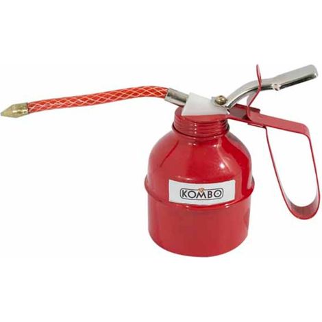 Oliatore a Pompa da 300ml con Canna in PVC e Manico in Acciaio