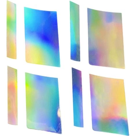 Autocollants réfléchissants faciles à appliquer pour moyeux, offrant une meilleure visibilité nocturne. Autocollants colorés pour une transformation automobile rapide. Multicolore. (1/4)