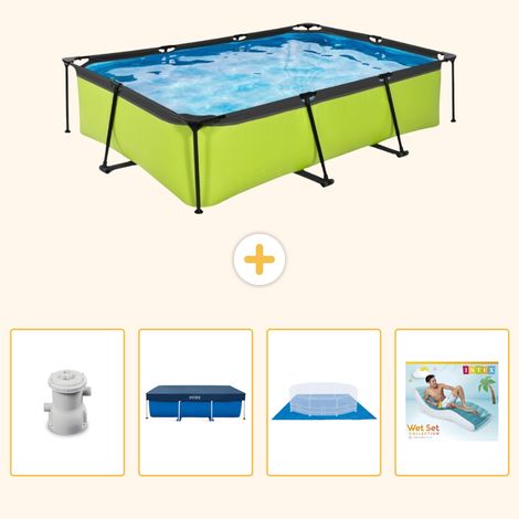 Exit-toys Piscine Exit Rectangulaire - 300x200x65 cm - 5-pièces S322 (1/5)