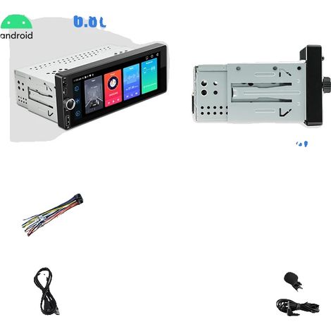 Autoradio, Touchscreen, USB Typ-C Eingang, 4-64G DAB 12CAM MIC (1/2)