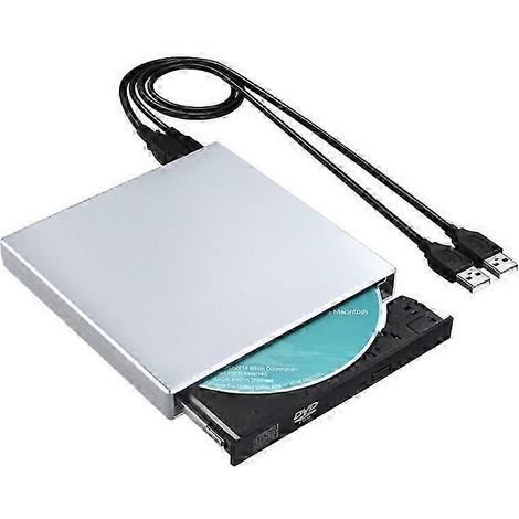 Graveur CD-RW externe USB, lecteur DVD/CD, lecteur optique pour ordinateur portable JIKAIX (1/5)