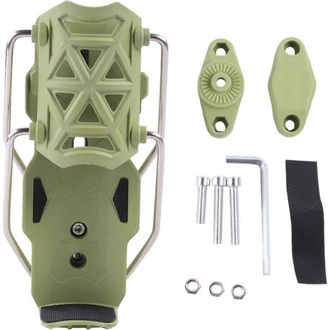 Universeller Fahrrad-Flaschenhalter, verstellbarer Lenkerbecherhalter für MTB und Rennrad, Grün (1/5)