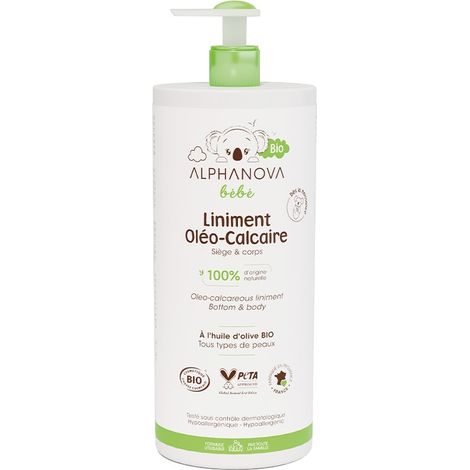 Alphanova Bebe Bio, Emulsione detergente con complesso trattante, 900 ml (1/5)