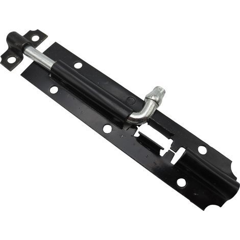 BRAVIX Lot de 2 verrous à boulon de porte robustes - Idéal pour abri de jardin, portail et portes (1/3)