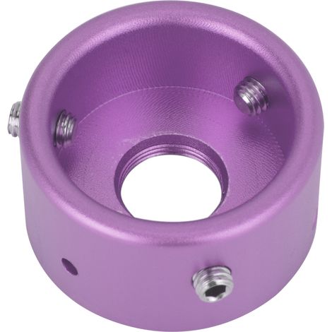 HH-ALM01 Grande antenne de voiture en alliage d'aluminium avec anneau d'alarme, ventouse et capteur de bord, violet (1/5)