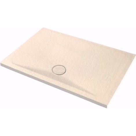 Piatto doccia 70x100 h.4 in ceramica beige Pietraceramica di (1/3)
