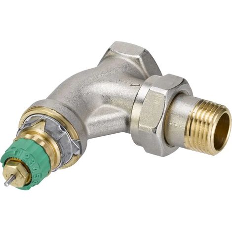 Danfoss Válvula dinámica RA-DV 15 independiente de la presión, R 1/2, angular, niquelada, 013G7723