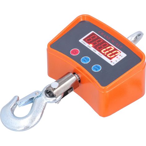 Peson de chantier précision élevée, robuste et écologique, balance industrielle à crochet 500kg/100g, alimentation AC110-240V, usage professionnel (1/5)