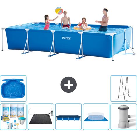 Intex Piscine Tubulaire Rectangulaire - 450x220x84 cm - 8-pièces  S20068 (1/5)