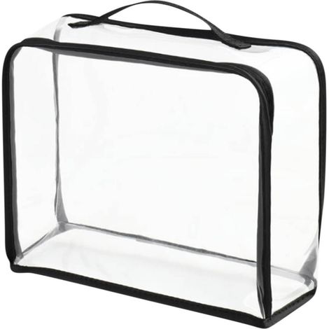 Transparente Aufbewahrungsbeutel für Kleidung, Aufbewahrungsbeutel aus Plastik für Decken, faltbare Kleiderschrank-Organizer mit Reißverschluss. (1/3)