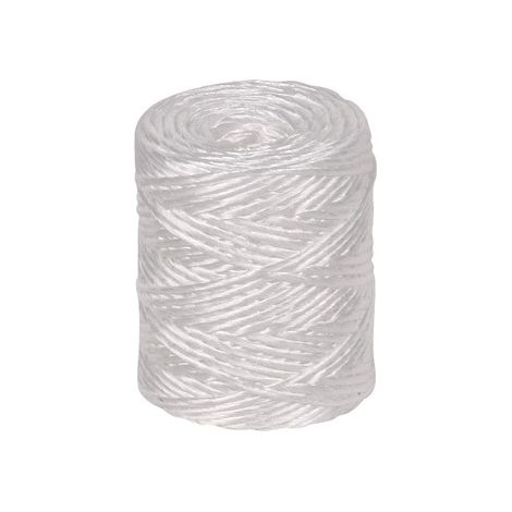 HILO RAFIA POLIPROPILENO 1 CABO 600 M/KG Ø 1,7 MM 200 GRS BLANCO - 443000002444