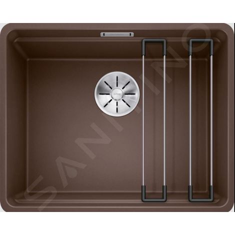 Blanco Etagon 500 - Évier en silgranit, 527x427 mm, avec rails, café 526348 (1/5)