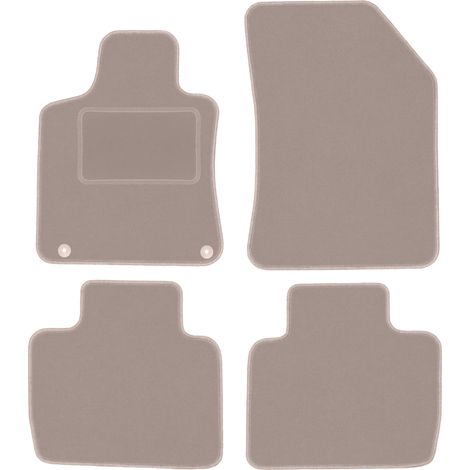 Tapis en velours beige pour Peugeot 508 II berline, break, liftback (2018-) (1/5)