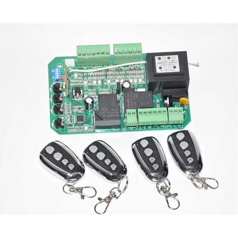 Ouvre-Grille coulissante unité de Commande de Moteur AC Cavalier Carte électronique de la Carte de Circuit de contrôleur avec Le Mode piéton Strat Start(Board 5 remotes) (1/5)
