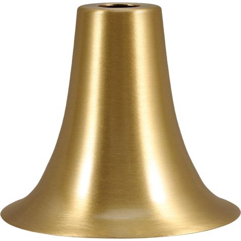 Support de Lampe en Laiton Or pour Douille E27, Coupelle de Trompette Pointue, Robuste et Facile à Remplacer, pour Luminaires Suspendus (1/5)