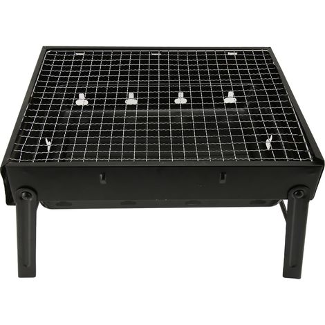 Plieuse Barbecue Grille Résistant Haute Température Four Charbon Camping Taille Compacte (1/5)