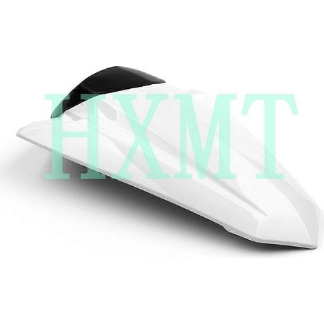 Capot de selle passager/selle solo en carbone blanc pour Kawasaki Ninja 300, 250, Z250 et EX300 (2013-2019) (1/5)