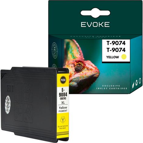 Cartouche d'encre jaune pour Epson T9074 90 ml 7000 pages