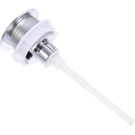 Bouton Poussoir Rond de Remplacement, Abs, Argenté, 38mm (1/5)