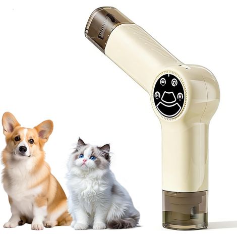 2-in-1 Akku-Krallenschere und -feile für Hunde und Katzen, zum Schneiden und Pflegen der Krallen (1/5)