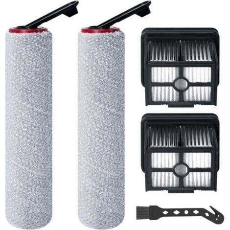 Spazzola di ricambio e filtro HEPA per aspirapolvere e lavapavimenti DREAME H15 Pro / H15 Mix / H12 Pro FlexReach, 2 spazzole + 2 filtri + 1 spazzola per la pulizia (1/5)