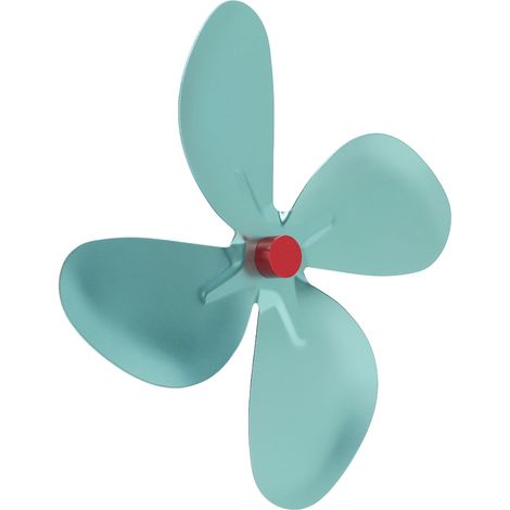 Pale de ventilateur en alliage d'aluminium pour la dissipation de la chaleur, avec vis de réglage pour accessoires de poêle à bois et de cheminée (1/5)