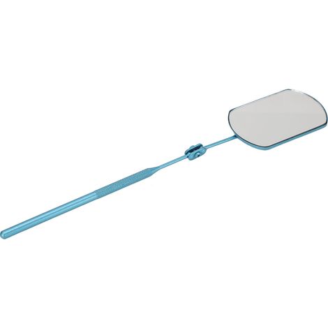 Miroir de maquillage pliable rotatif 360° antibuée pour extension de cils, bleu clair, miroir de beauté portable sans buée (1/5)
