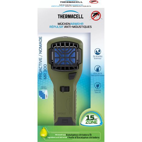 Thermacell Mückenabwehr Proactive Handgerät olivgrün - Mückenschutz Gerät