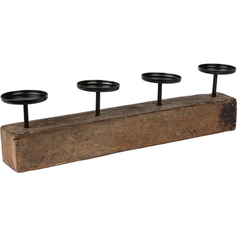 Kerzenleuchter Solea, Rund, H 13,00 cm, L 50,00 cm, (1/3)