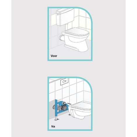 Abu Coude pour pontage de la cuvette de WC debout et du Réservoir WC 50mm (1/4)