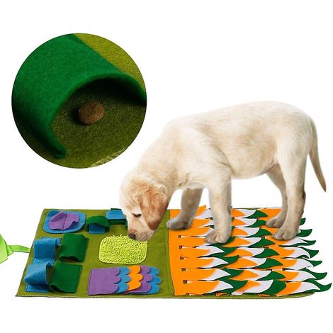 Tapis de fouille multicolore pour chien, tapis d'entraînement pour animaux de compagnie 45 cm x 75 cm (1/5)
