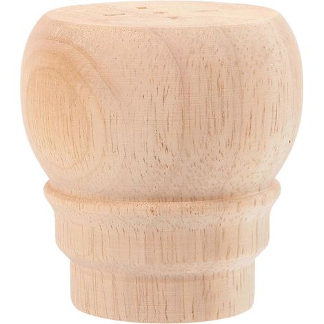 Pieds de table en bois massif, embouts de meubles non peints, adaptés aux bricoleurs et à l'entretien des meubles, 1 jeu. (1/5)